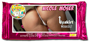 Nicole Moser - Upskirt Workout video